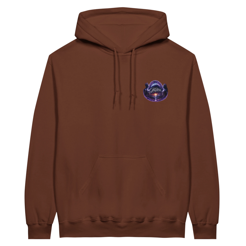 Cocoa hoodie front view option 2