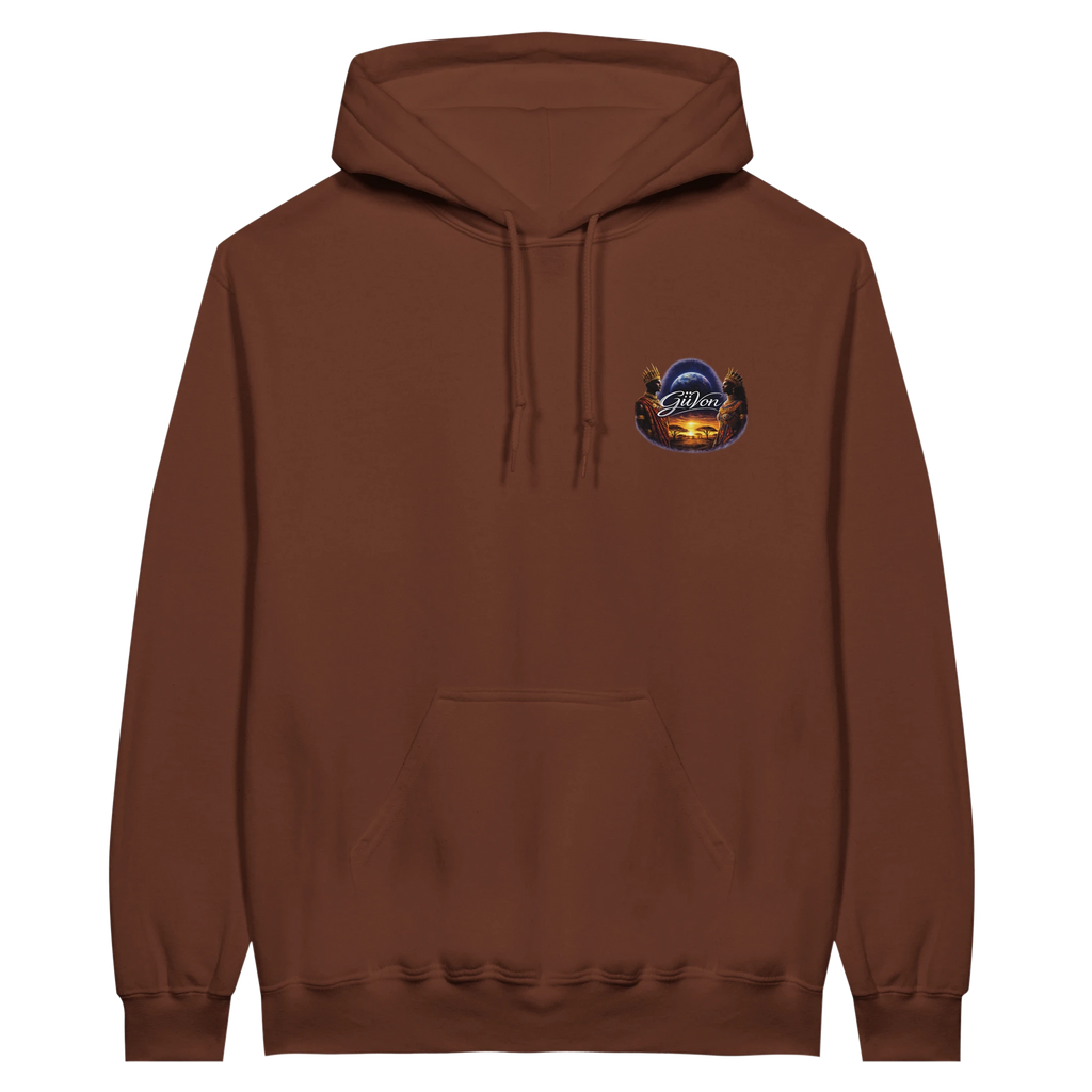 Cocoa hoodie front view option 1