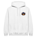 White hoodie front view option 1