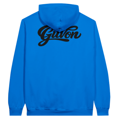 Royal hoodie back view